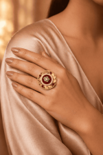 Maharani Crimson Heritage Ring - Image 4
