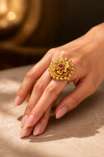 Grand Royal Lotus Statement Ring - Image 2