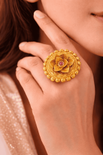 Grand Royal Lotus Statement Ring - Image 3