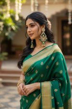 Royal Peacock Design Kundan Jhumka Earrings for Women | Traditional Bridal Statement Dangle Earrings with Pearl Drops - Image 6