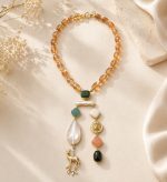Amber Vanya Statement Necklace - Image 4