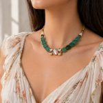 Nyveera Emerald Raaga Necklace Set
