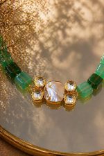 Nyveera Emerald Raaga Necklace Set - Image 3
