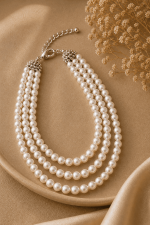 Élan Graceful Pearl Harmony Necklace - Image 2