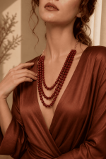 Élan Red Velvet Luxe Necklace