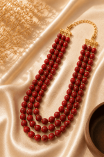 Élan Red Velvet Luxe Necklace - Image 2