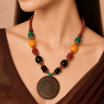 Tribal Essence Medallion Necklace