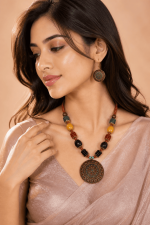 Tribal Essence Medallion Necklace - Image 5