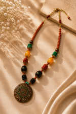 Tribal Essence Medallion Necklace - Image 2