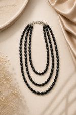 Élan Noir Statement Necklace - Image 2