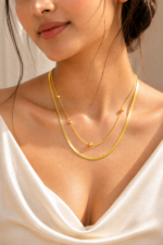 Nyveera Celeste Duo Layered Necklace