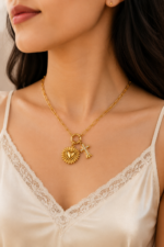 Nyveera Aurelia Devotion Charm Necklace