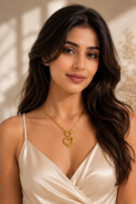 Nyveera Aarya Winged Heart Toggle Necklace - Image 5