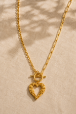 Nyveera Aarya Winged Heart Toggle Necklace - Image 4