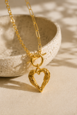 Nyveera Aarya Winged Heart Toggle Necklace - Image 3
