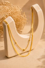 Nyveera Celeste Duo Layered Necklace - Image 4