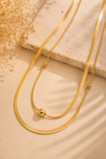 Nyveera Celeste Duo Layered Necklace - Image 3