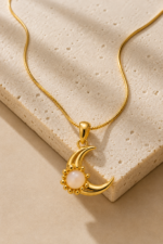 Nyveera Chandra Aura Opal Pendant Necklace - Image 5