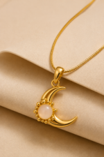 Nyveera Chandra Aura Opal Pendant Necklace - Image 3