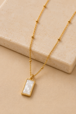 Nyveera Ivory Prism Pendant Necklace - Image 3