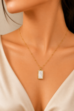 Nyveera Ivory Prism Pendant Necklace - Image 5