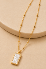 Nyveera Ivory Prism Pendant Necklace - Image 4