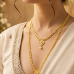 Rajsi Mohar Dual Layer Necklace Set