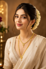 Rajsi Mohar Dual Layer Necklace Set - Image 5