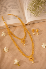Rajsi Mohar Dual Layer Necklace Set - Image 2