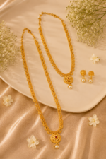 Rajsi Mohar Dual Layer Necklace Set - Image 4
