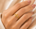 Nyveera Elan Loop CZ Ring - Image 3