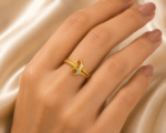 Nyveera Elan Loop CZ Ring - Image 4
