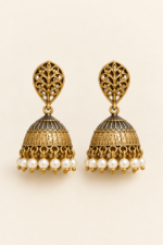 Nyveera Rajsi German Silver Heritage Statement Necklace Set - Image 22