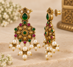 Nyveera Rajsi Multicolor Hasli German Silver Necklace Set - Image 17
