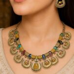 Nyveera Rajsi Kundan-Inspired Elephant Motif Heritage Necklace Set