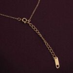 Nyveera Elan Gold-Tone CZ Drop Charm Demi-Fine Necklace - Image 6