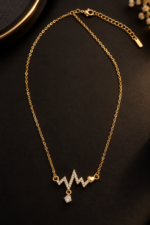Nyveera Elan Heartbeat CZ Pendant Necklace - Image 2