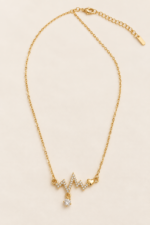 Nyveera Elan Heartbeat CZ Pendant Necklace - Image 6