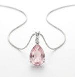 Nyveera Elan Silver-Tone Teardrop Crystal Pendant Necklace - Image 7